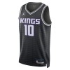 Dres Sacramento Kings Domantas Sabonis 10 Jordan 2022-23 Statement Edition Crno Swingman